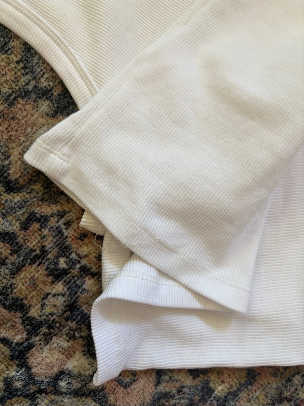 Anine Bing White Ribbed Scoop Tank - Picture 4 of 5